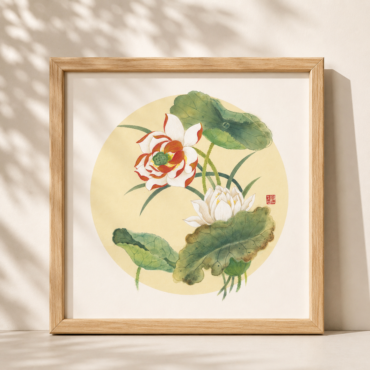 Elegant Hand-Painted Chinese Gongbi Painting
