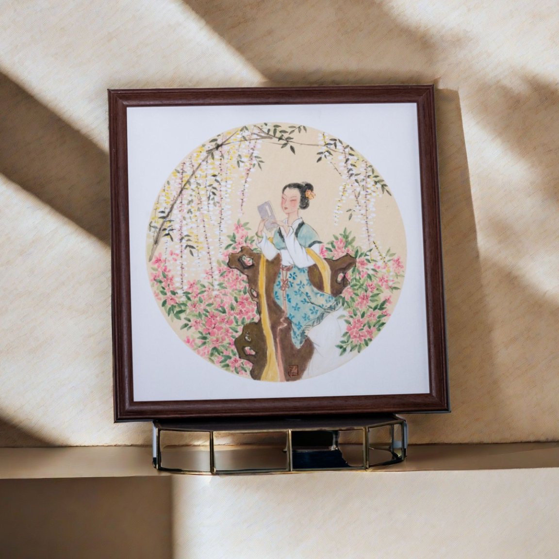 Elegant Hand-Painted Chinese Gongbi Painting