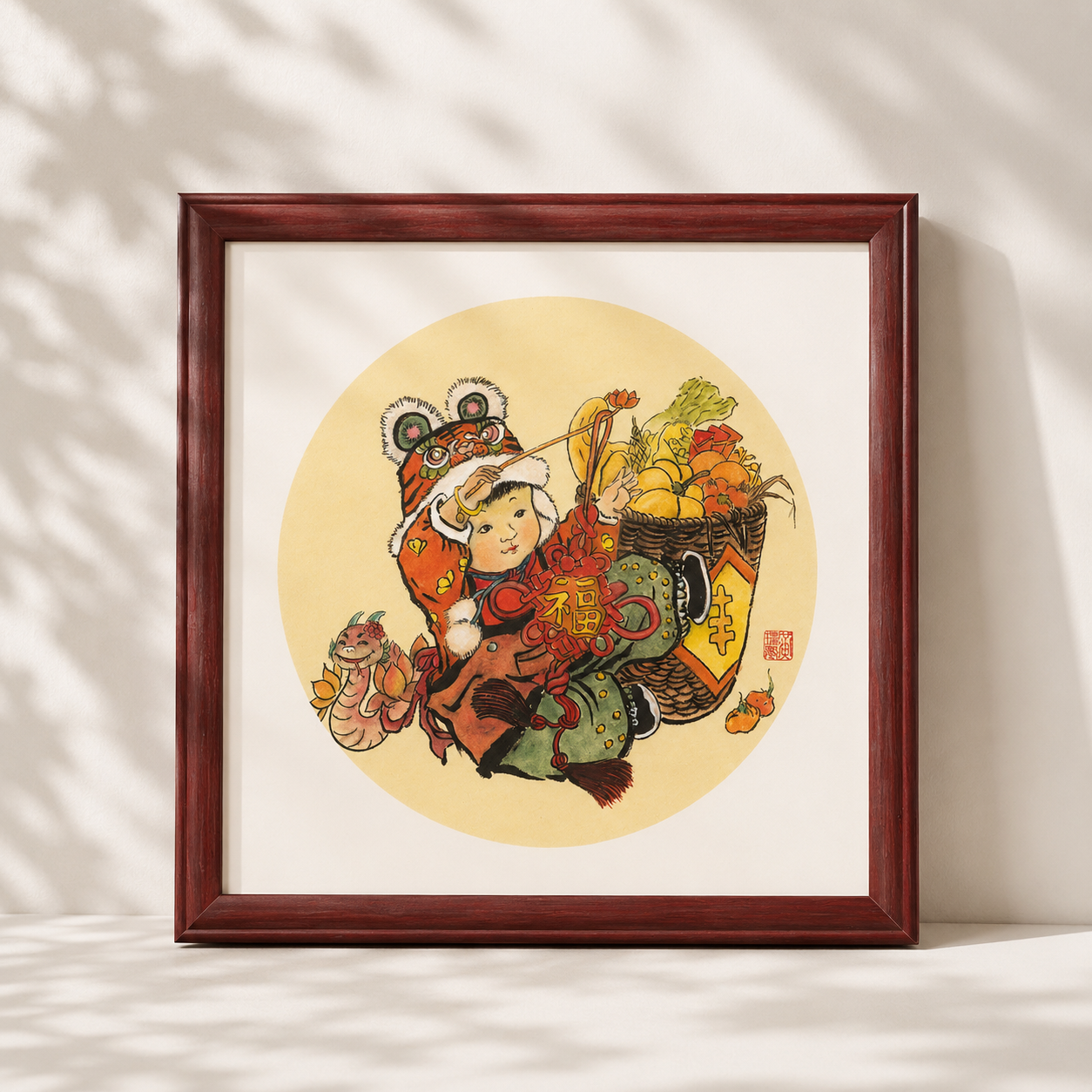 Elegant Hand-Painted Chinese Gongbi Painting