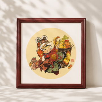 Elegant Hand-Painted Chinese Gongbi Painting
