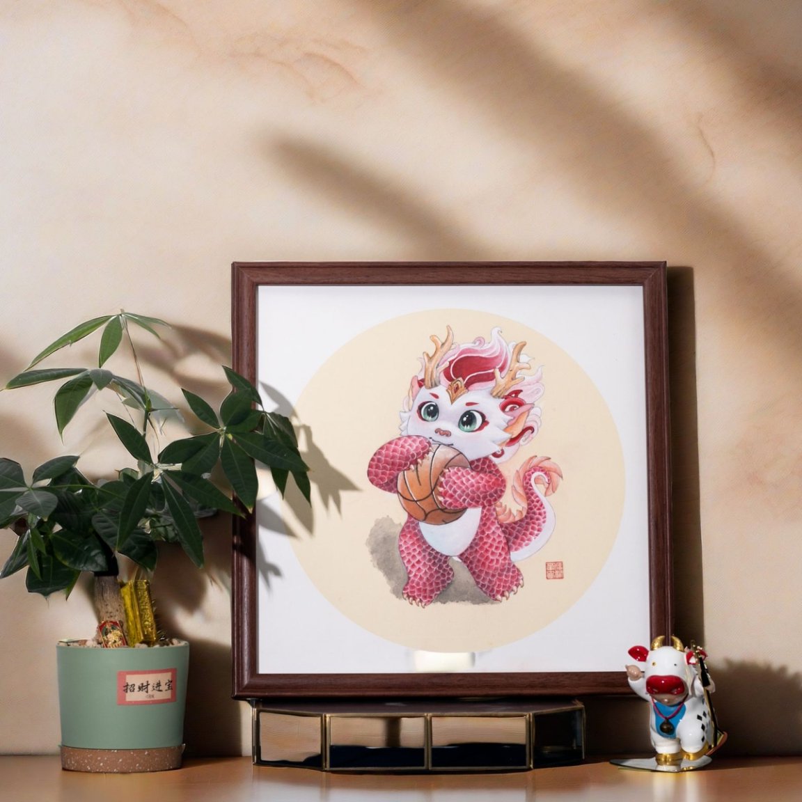 Elegant Hand-Painted Chinese Gongbi Painting