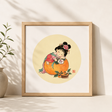 Elegant Hand-Painted Chinese Gongbi Painting