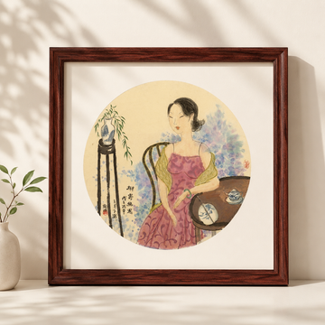 Elegant Hand-Painted Chinese Gongbi Painting