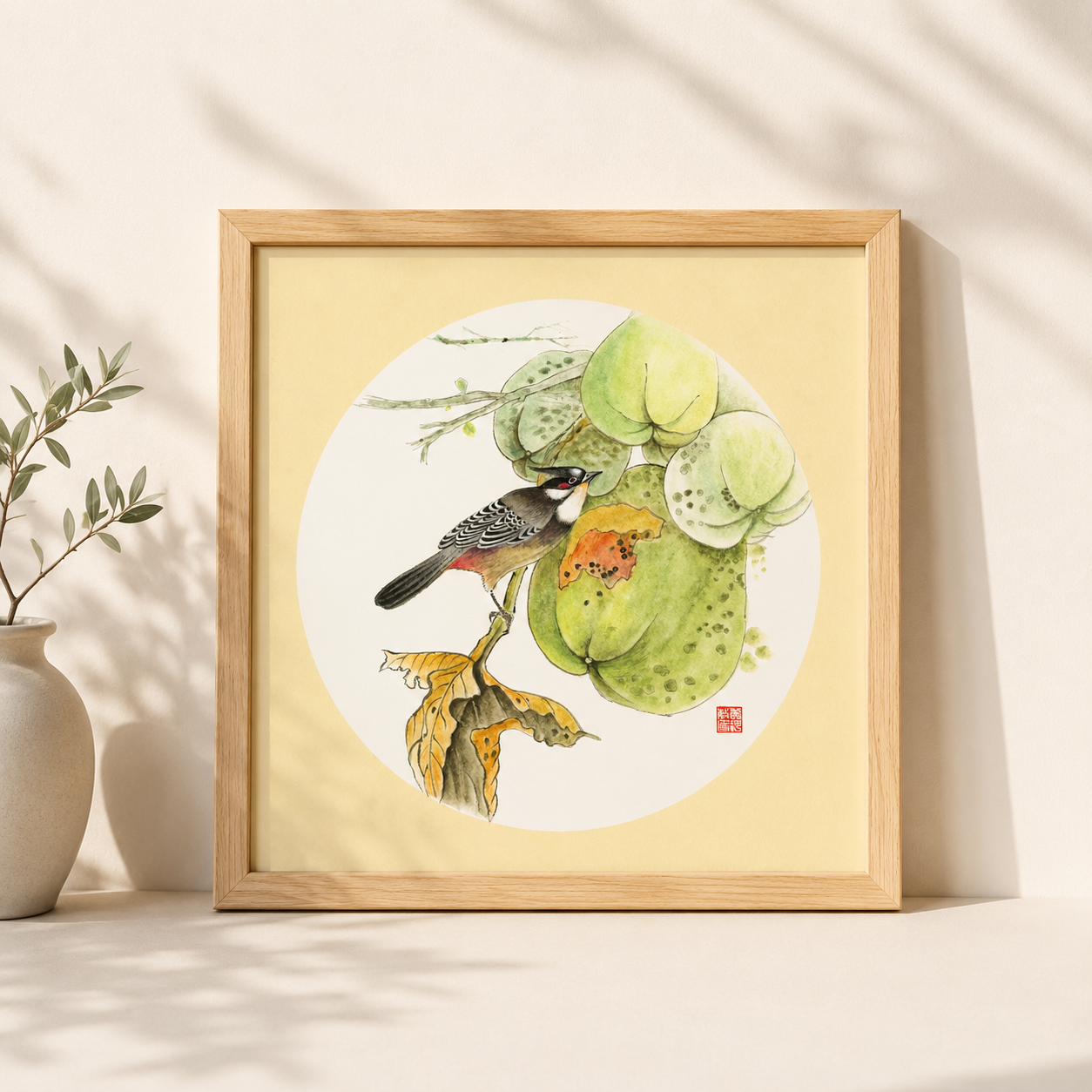 Elegant Hand-Painted Chinese Gongbi Painting