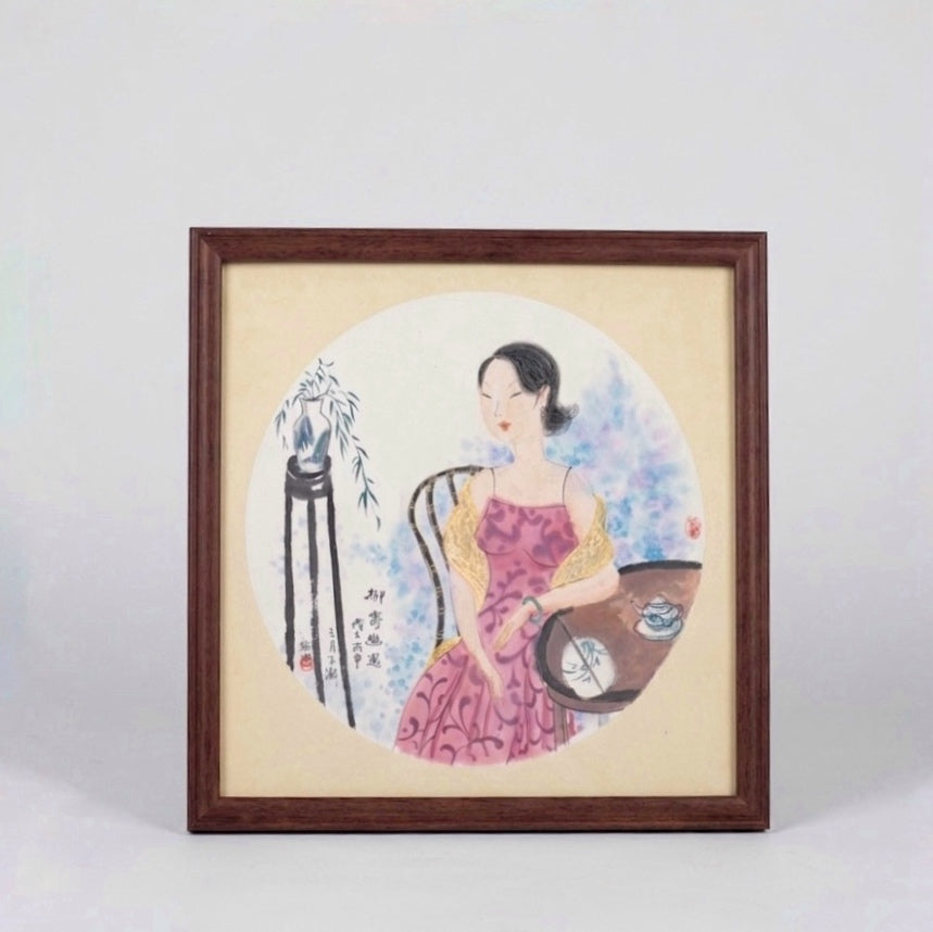 Elegant Hand-Painted Chinese Gongbi Painting